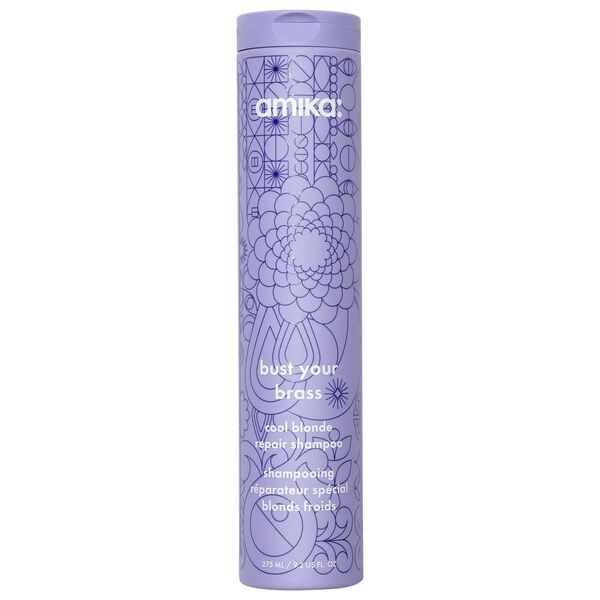 Amika Bust Your Brass Cool Blonde Repair Shampoo