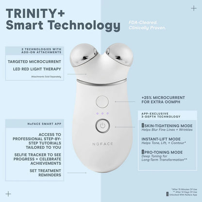 Nuface TRINITY+ Pro Smart Device Facial Toning Kit